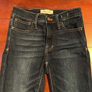 Madewell 9" Mid-Rise Skinny Jeans  Size 24 CAMPTON WASH Like New